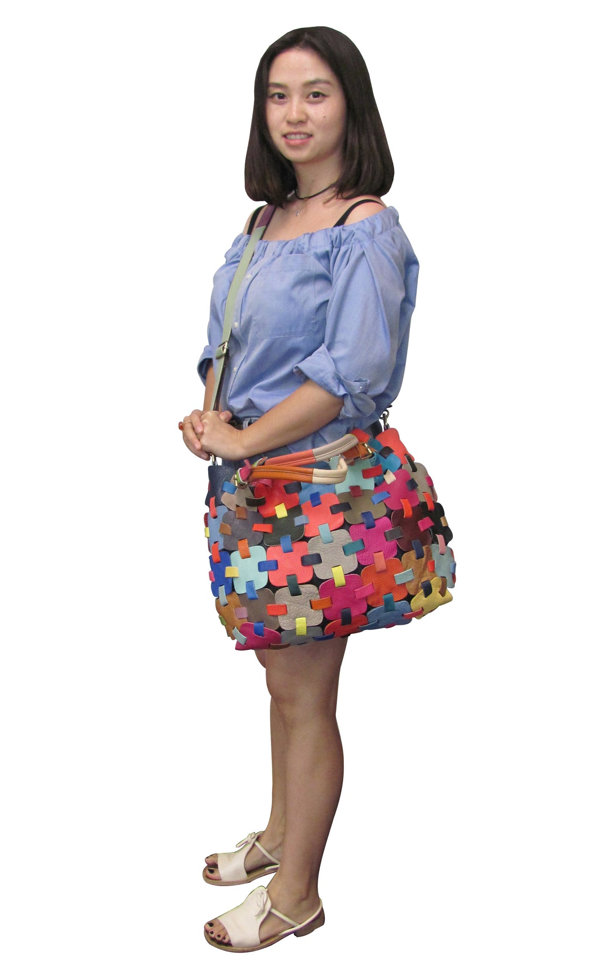Amerileather Colby Leather Tote Bag