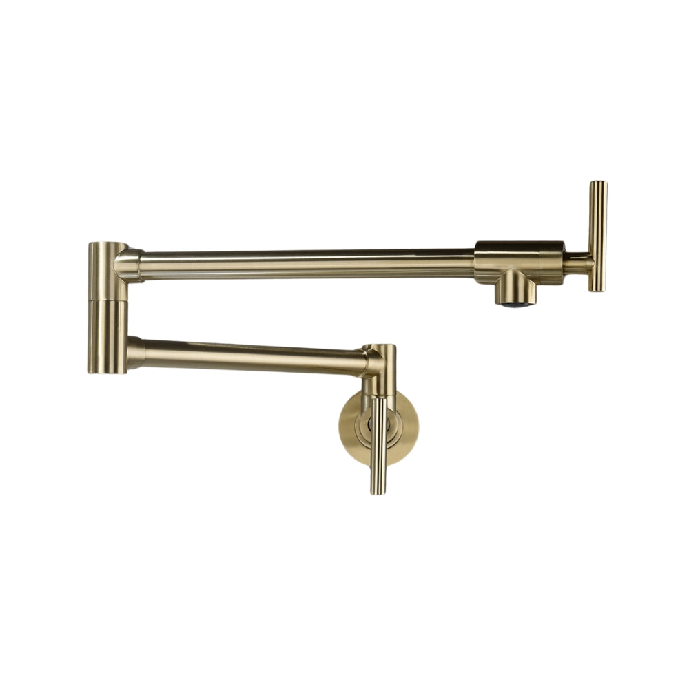 Wall-Mounted Pot Filler Faucet