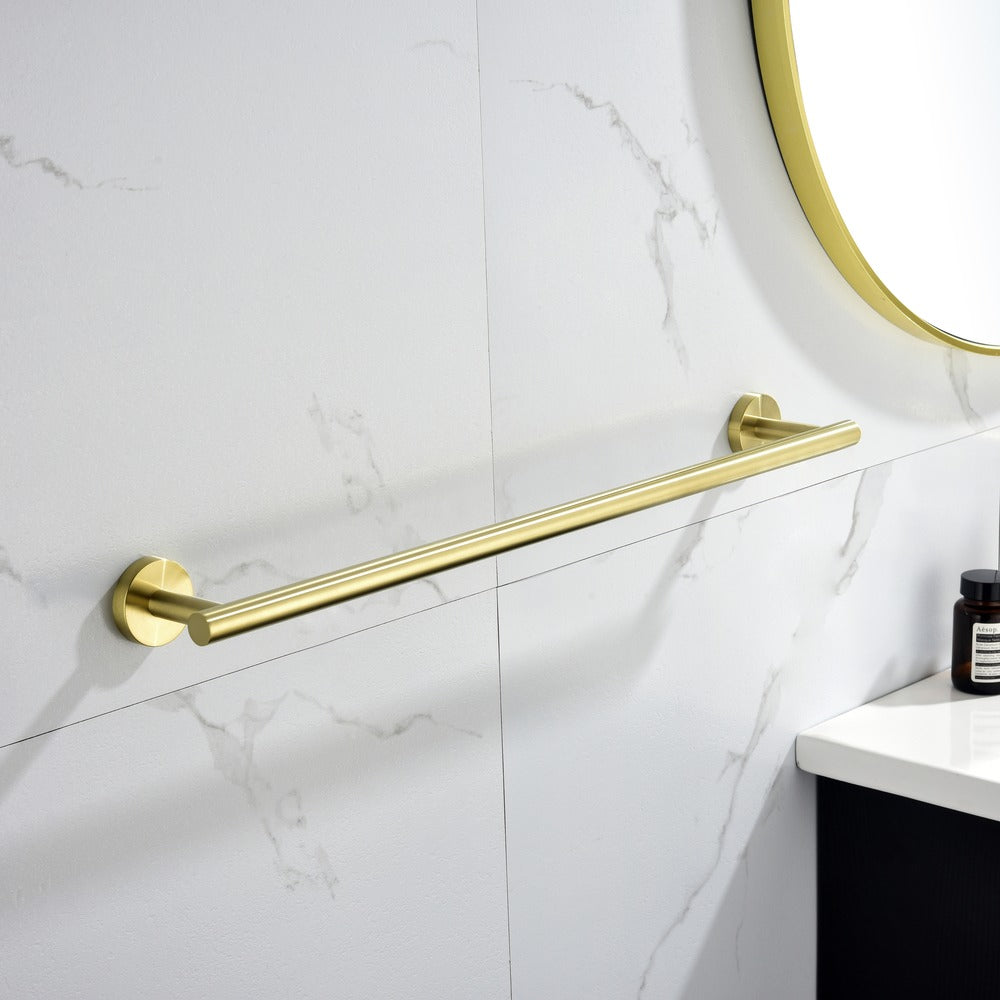 6-Piece Brushed Gold Bathroom
