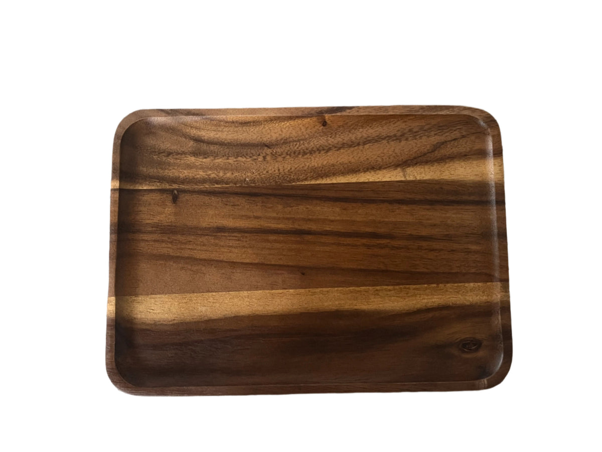 Rectangular Plates - Kalmar Home acacia wood plate, view 8