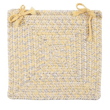 Sun-soaked Colonial Mills Catalina Chair Pads Braided Chair Pads Made in the USA