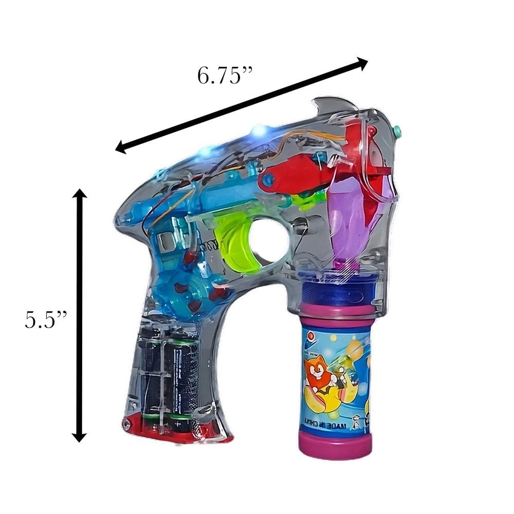 Shimmering LED Light Up Bubble Blaster Kit
