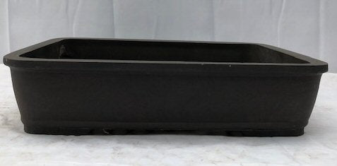 Brown Mica Bonsai Pot - Rectangle 14 5/8" x 11.25" x 3.25" OD 13.25" x 9.75" x 2.75"