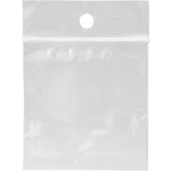 2 Mil ClearZip Hang Hole Bags