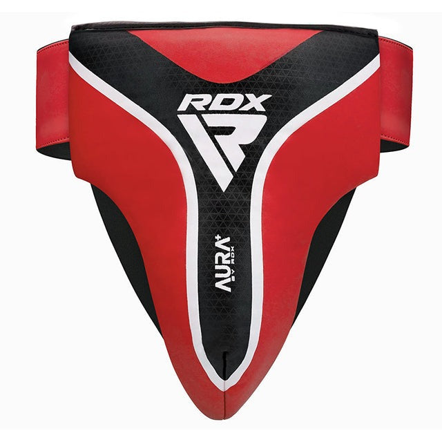GROIN GUARD AURA PLUS T-17 RED/BLACK-L+