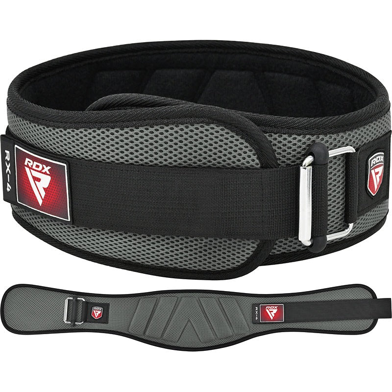 RDX WEIGHT LIFTING BELT EVA CURVE RX4 GREY-M