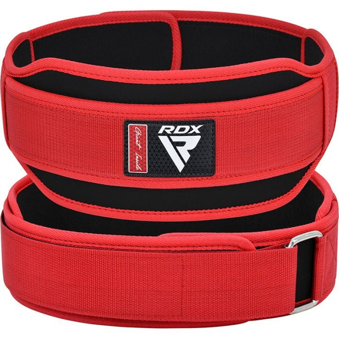 WEIGHT LIFTING DOUBLE BELT RX5 RED-L