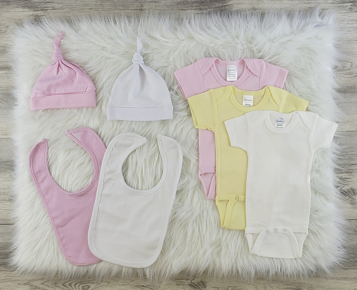7 Pc Layette Baby Clothes Set LS_0550