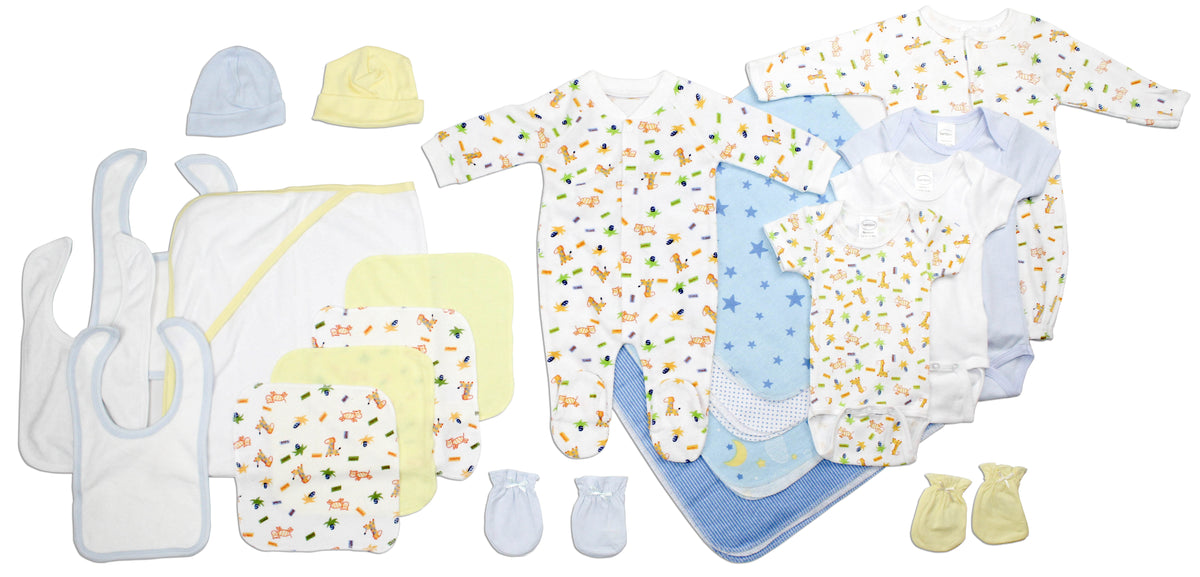 Newborn Baby Boy 21 Pc Layette Baby Shower Gift Set LS_0028