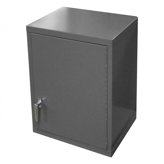 Wall Mountable Storage Cabinet, 3 Shelves, 18 x 13-11/16 x 27