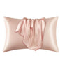Simulation silk solid color polyester pillowcase envelope pillow pillow cases pillow pair multi-color