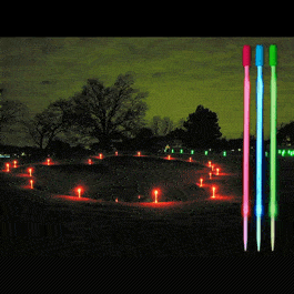 12 Inch LED Yardage and Runway Markers Green Pack of 12