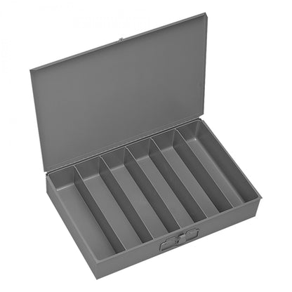 Large Steel Compartment Box, 6 Opening