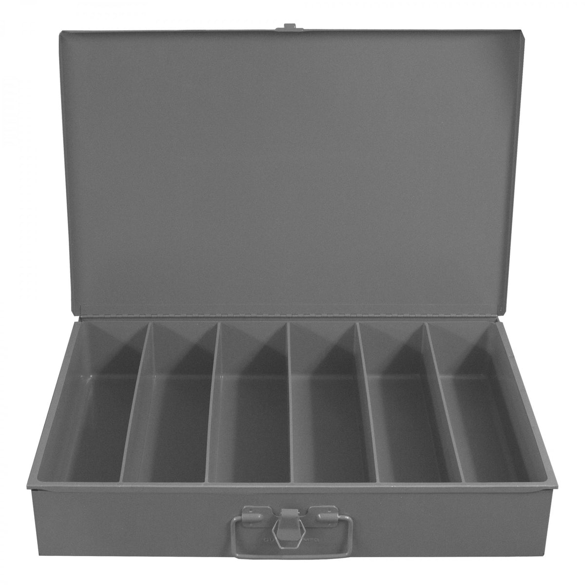 Large Steel Compartment Box, 6 Opening