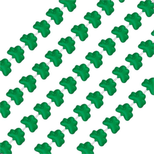 Shamrock Beaded Necklaces Pack of 12