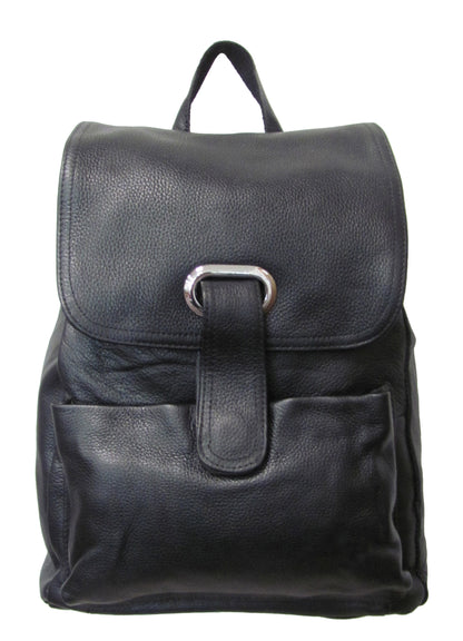 Amerileather Miles Backpack - Black