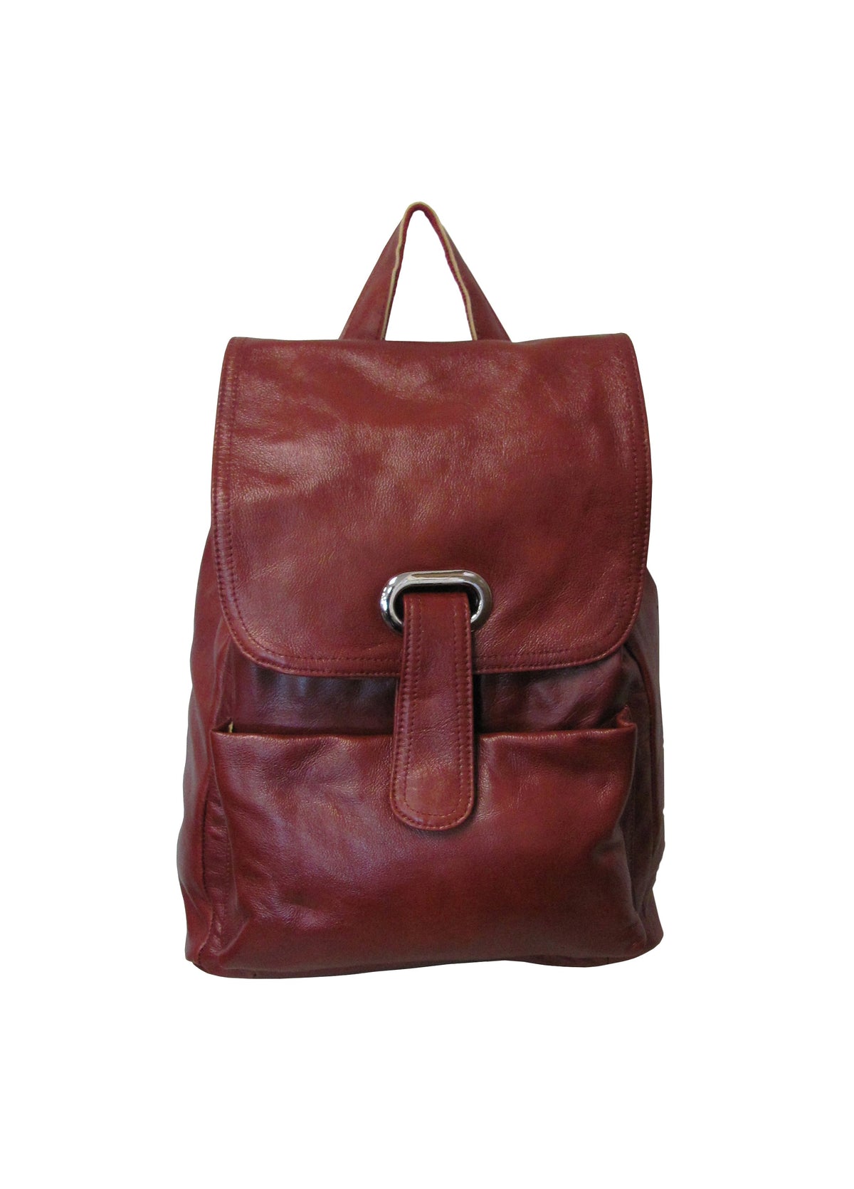 Amerileather Miles Backpack - Red