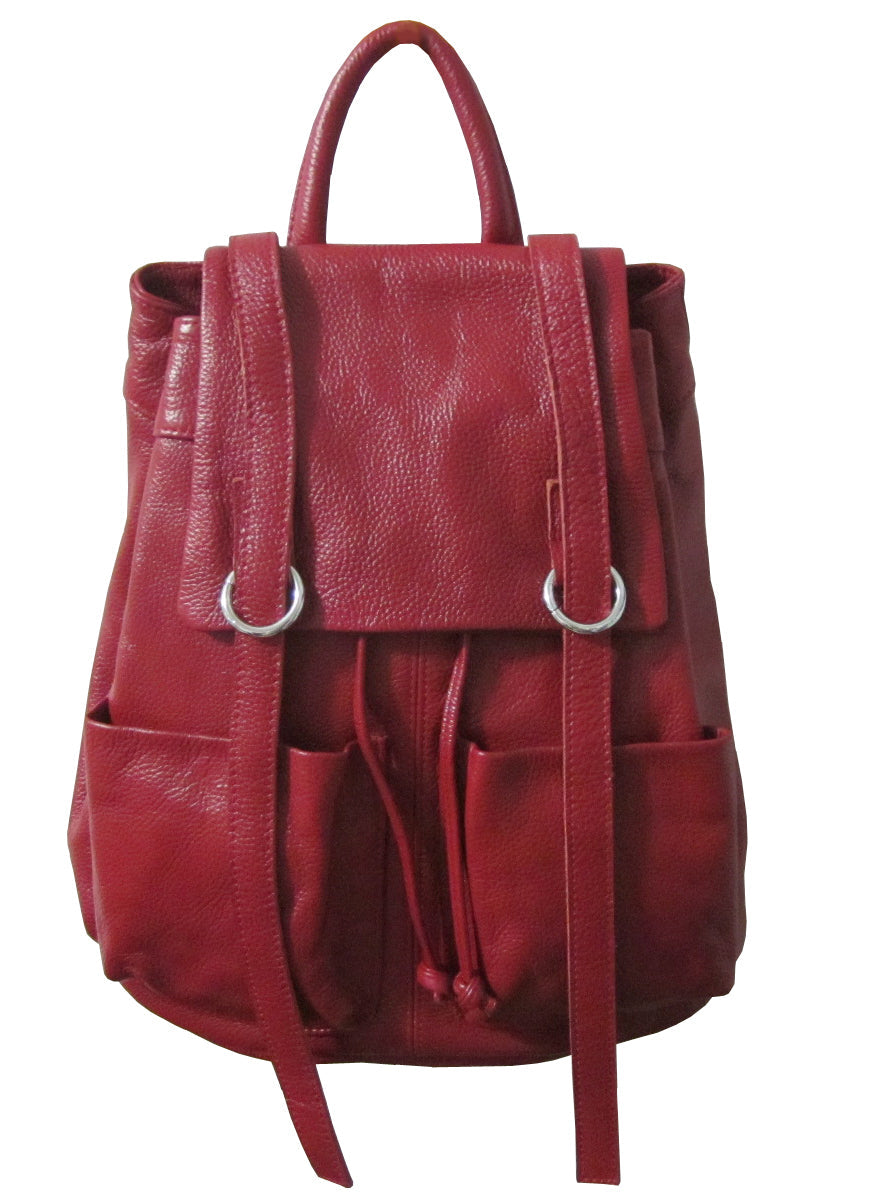 Amerileather Chief Backpack - Red