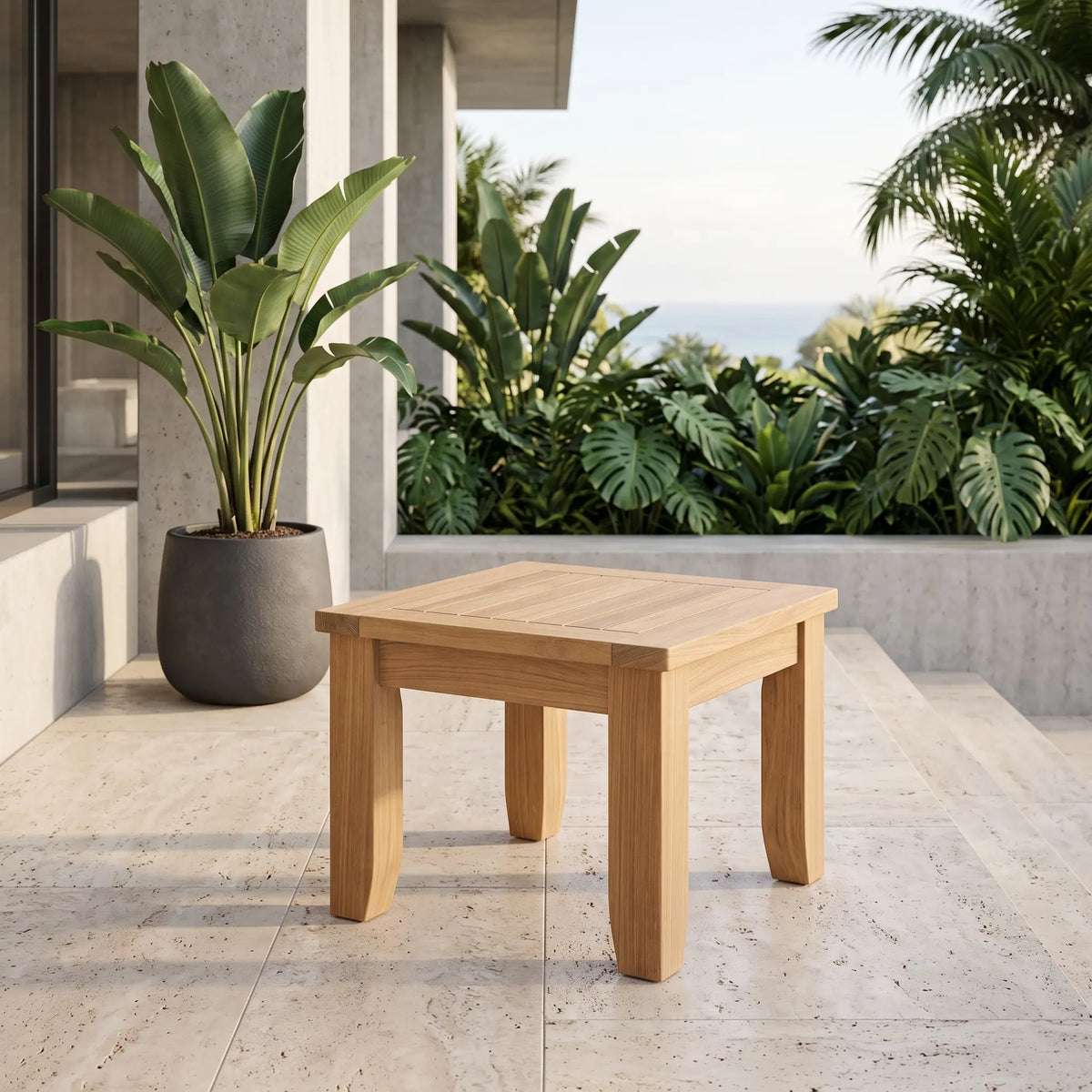 LUXE 22″ SQUARE SIDE TABLE