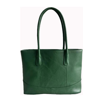 Amerileather Casual Leather Handbag (#1837-36789) - Irish Green