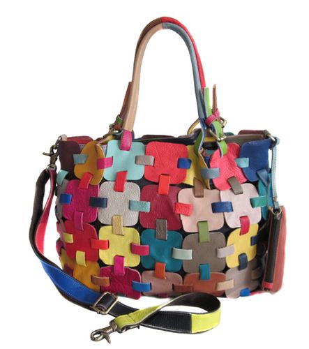 Amerileather Colby Leather Tote Bag