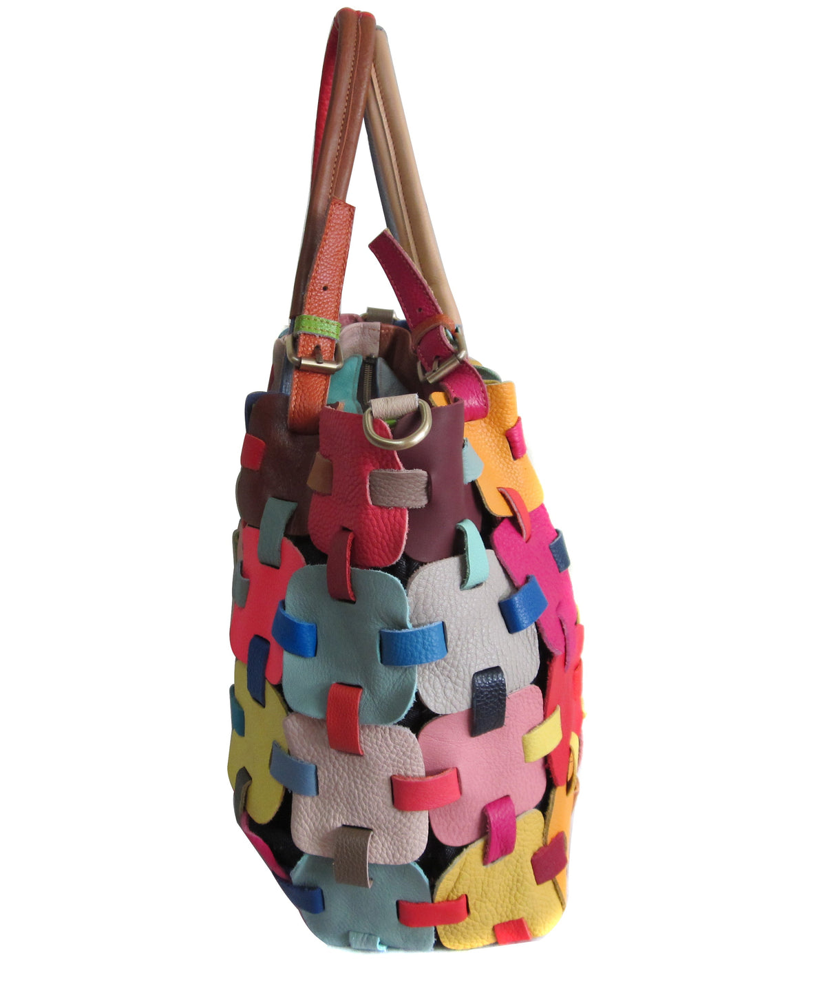 Amerileather Colby Leather Tote Bag