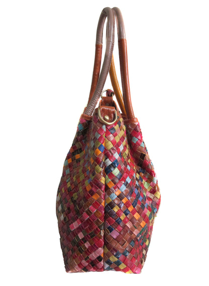 Amerileather Linwood Leather Tote Bag