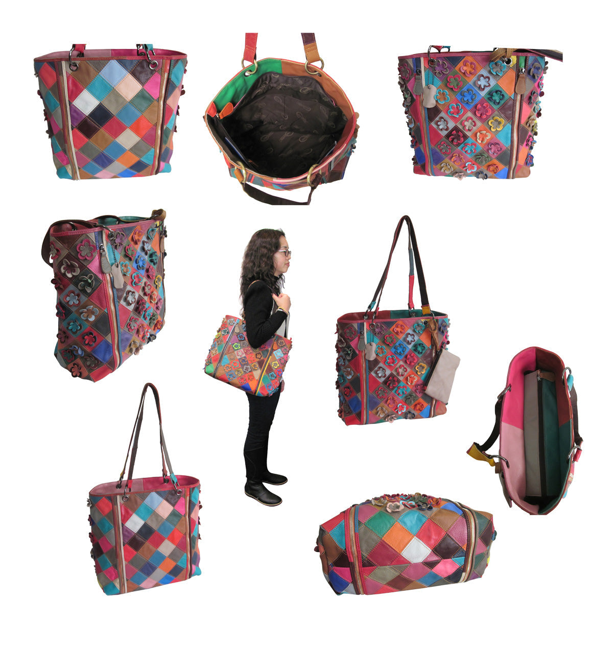 Amerileather Maxille Leather Hand/Tote Bag