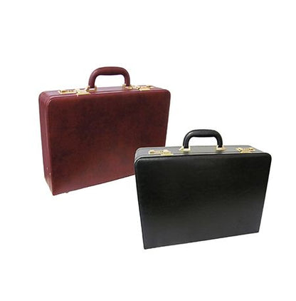 Amerileather Expandable Executive Faux Leather Attache Case