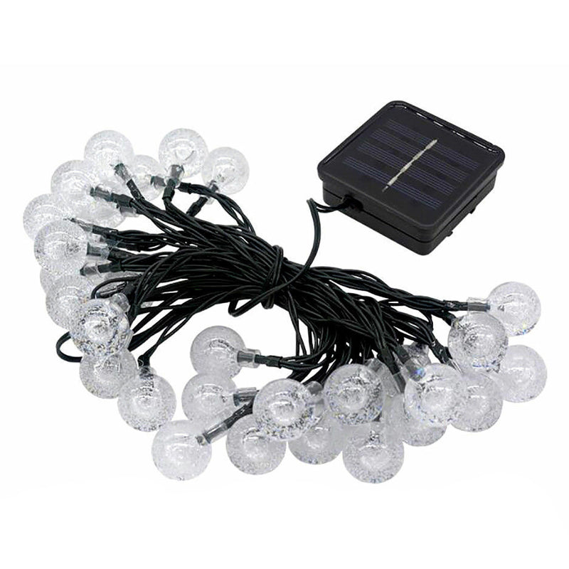 60 LED Outdoor Colorful Globe String Fairy LED Lights- Solar Powered
