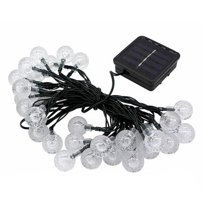 60 LED Outdoor Colorful Globe String Fairy LED Lights- Solar Powered