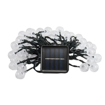 60 LED Outdoor Colorful Globe String Fairy LED Lights- Solar Powered