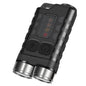 900LM Mini LED Flashlight Keychain Magnetic Torch- USB Rechargeable