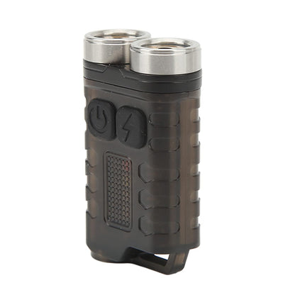 900LM Mini LED Flashlight Keychain Magnetic Torch- USB Rechargeable