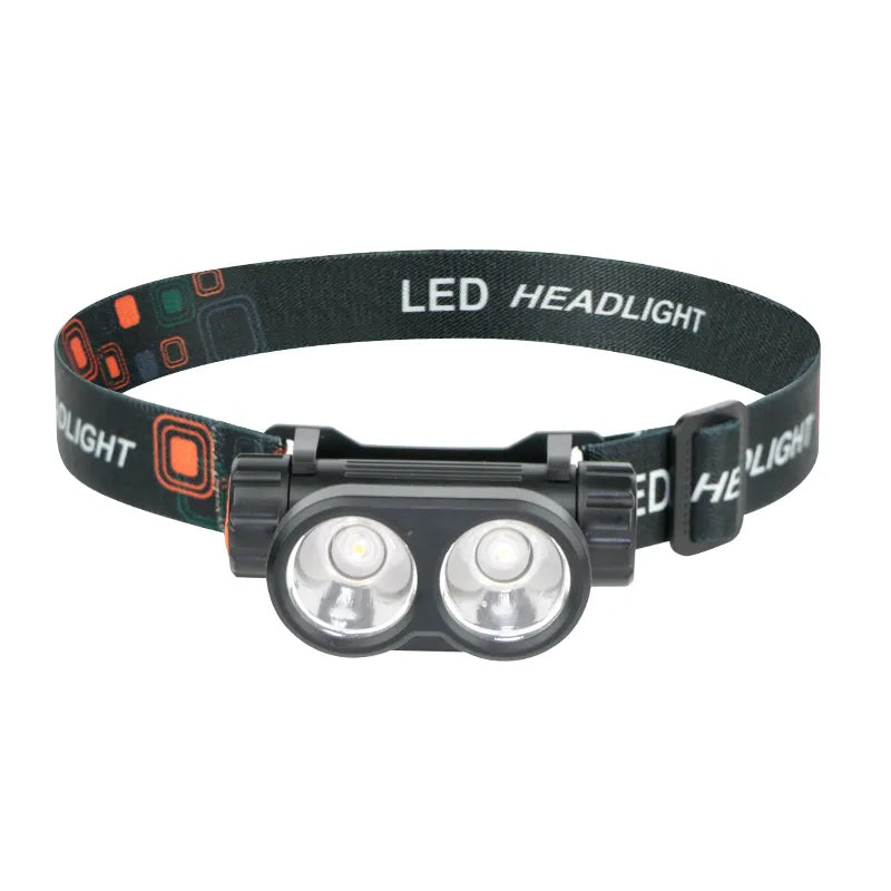 2 LED Strong Headlight Intelligent Fishing Warning Lamp- USB Charging