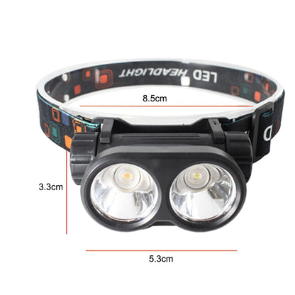2 LED Strong Headlight Intelligent Fishing Warning Lamp- USB Charging