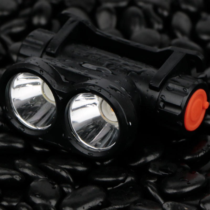 2 LED Strong Headlight Intelligent Fishing Warning Lamp- USB Charging