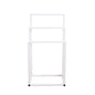 3 Tiers Free Standing Chrome Finished Metal Hand Towel Rack Bathroom Organizer