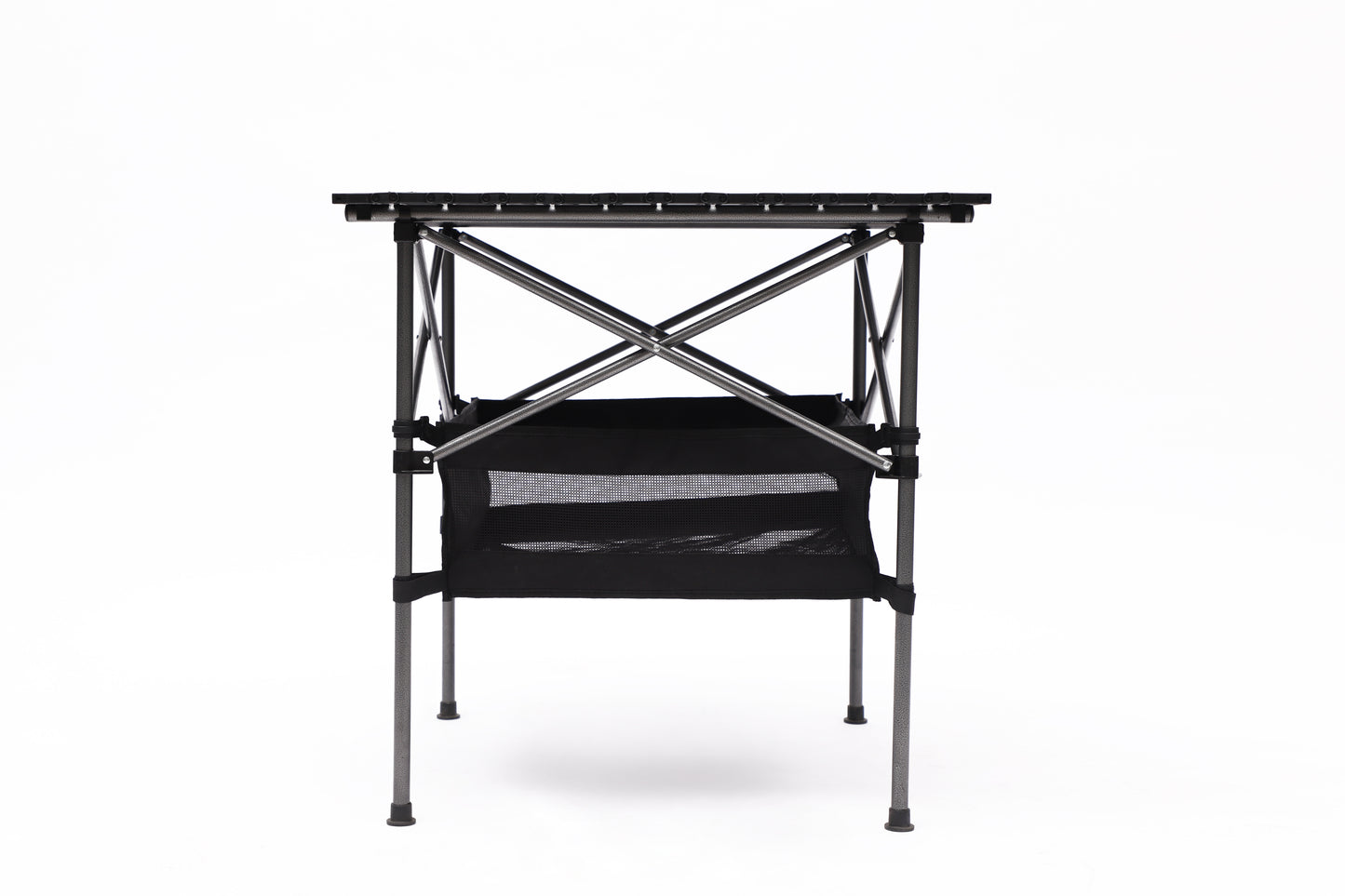 Aluminum Folding Outdoor Camping Roll-Up Square Table with Carrying Bag