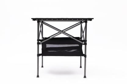 Aluminum Folding Outdoor Camping Roll-Up Square Table with Carrying Bag