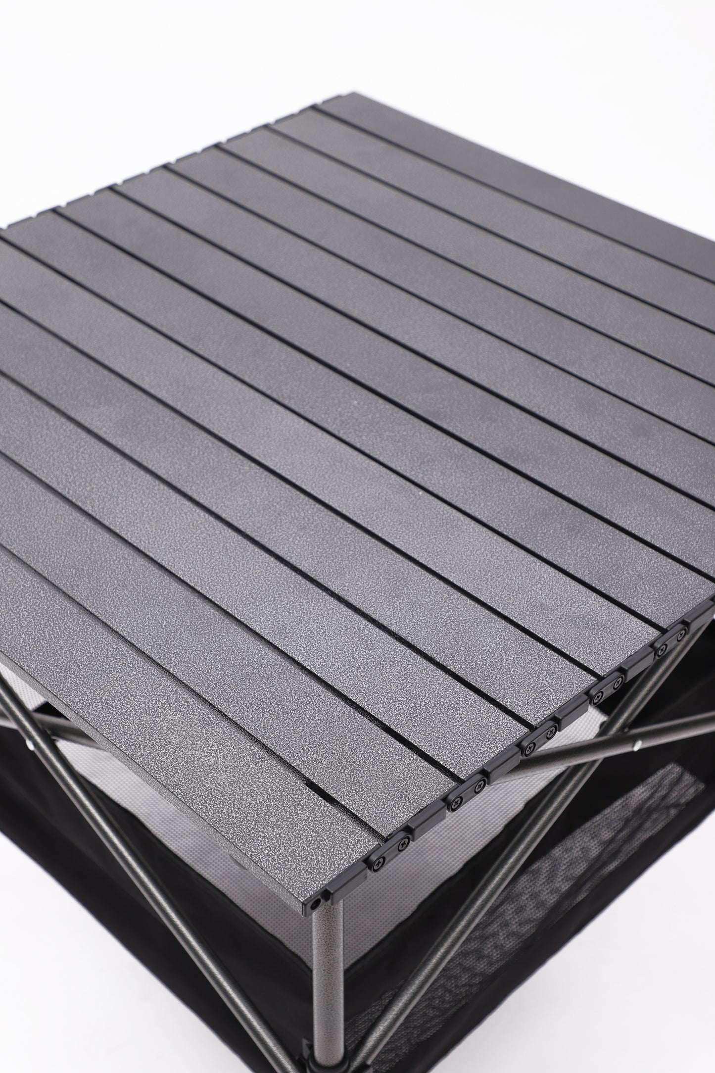 Aluminum Folding Outdoor Camping Roll-Up Square Table with Carrying Bag