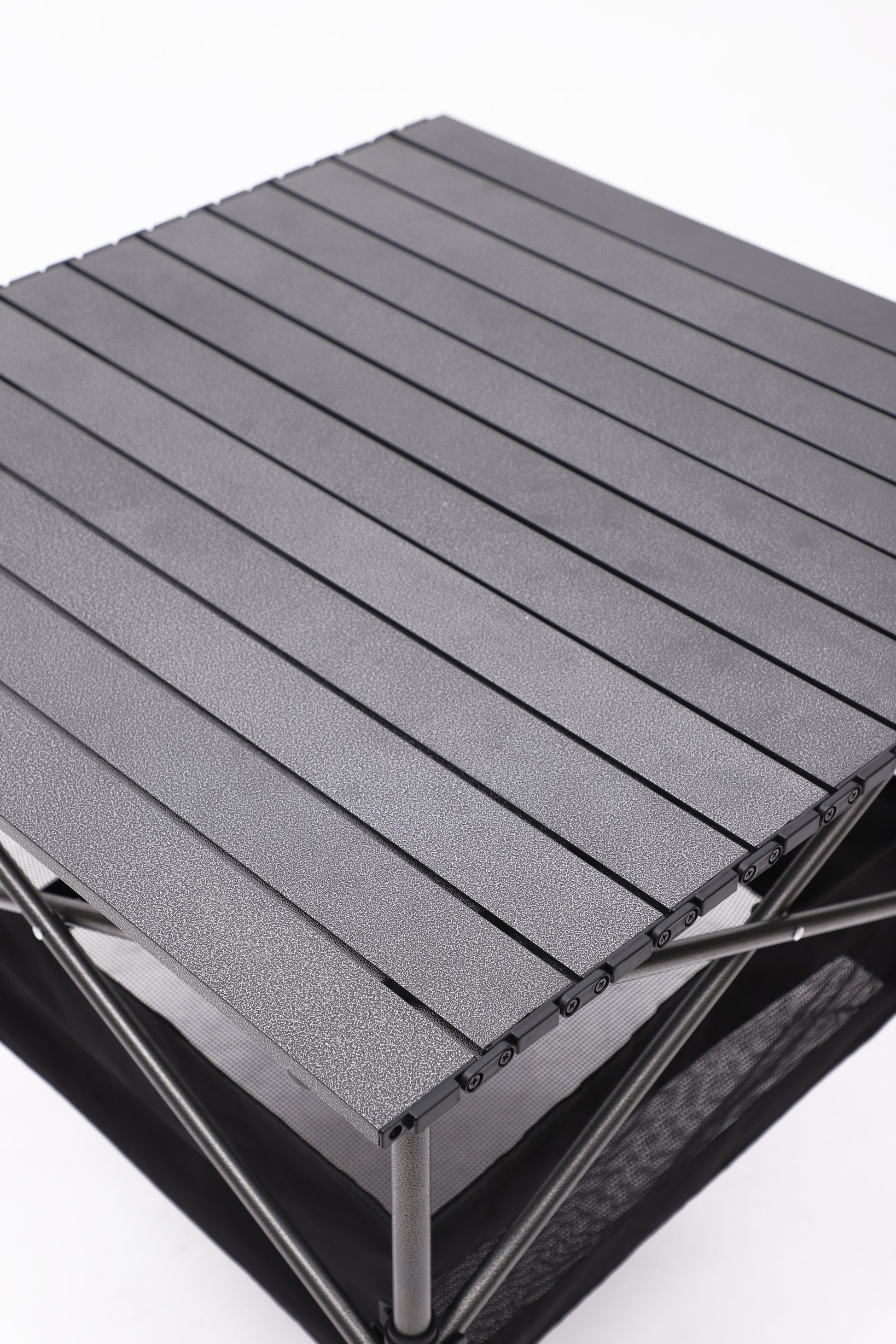 Aluminum Folding Outdoor Camping Roll-Up Square Table with Carrying Bag