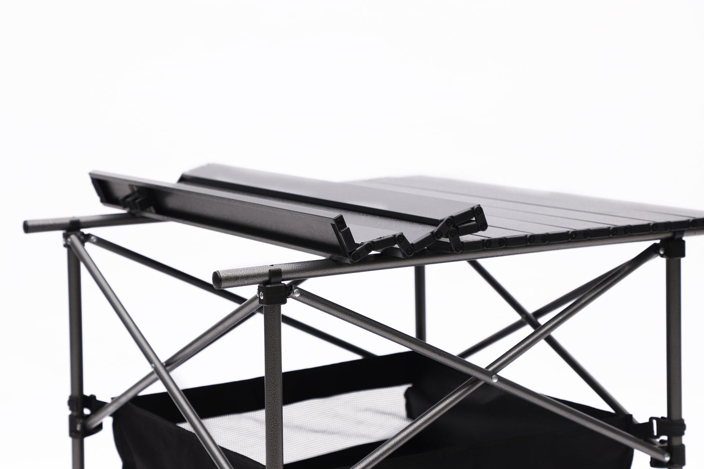 Aluminum Folding Outdoor Camping Roll-Up Square Table with Carrying Bag