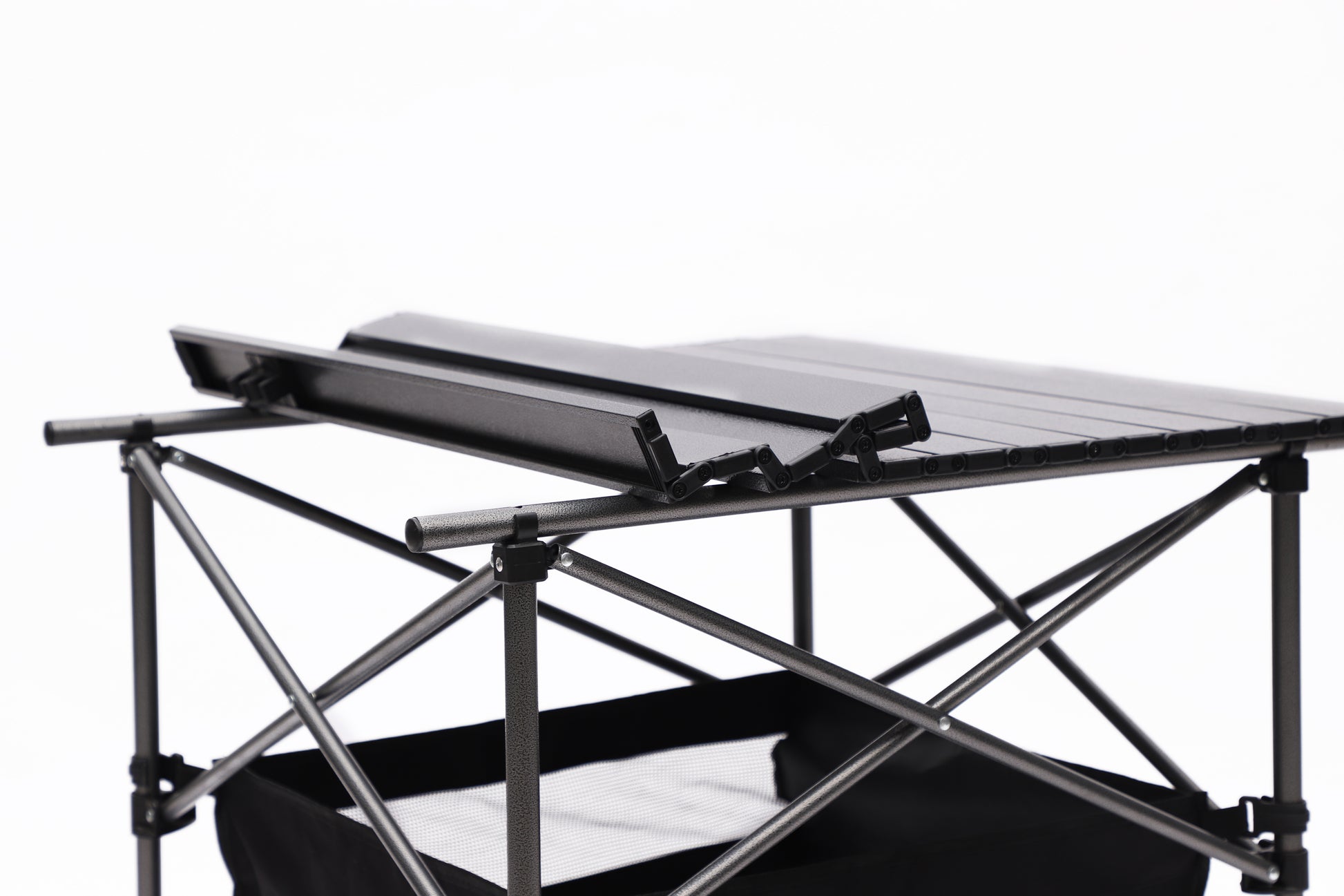 Aluminum Folding Outdoor Camping Roll-Up Square Table with Carrying Bag