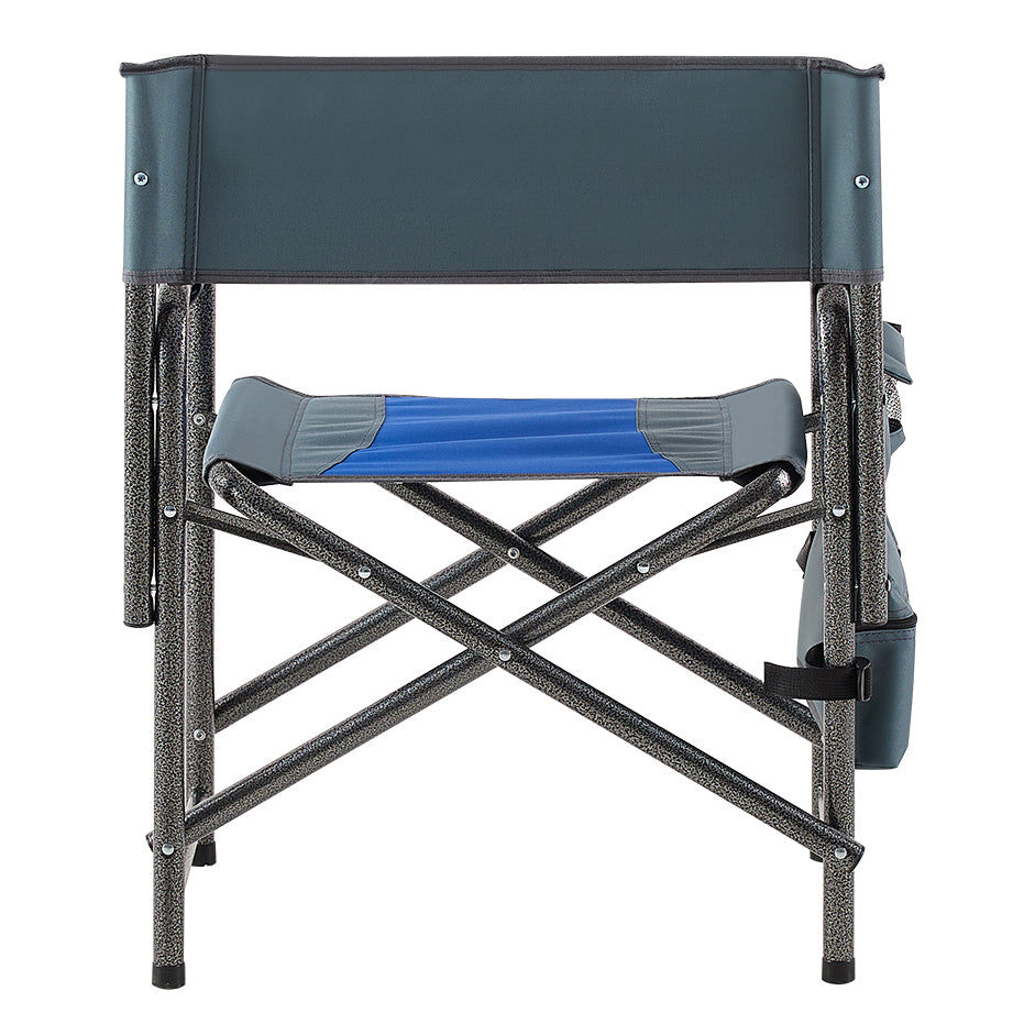 Aluminum Folding Outdoor Camping Director’s Chair with Storage Pockets