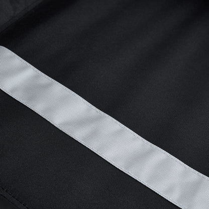 Padded Folding Indoor and Outdoor Chair with Side Table and Storage Pockets