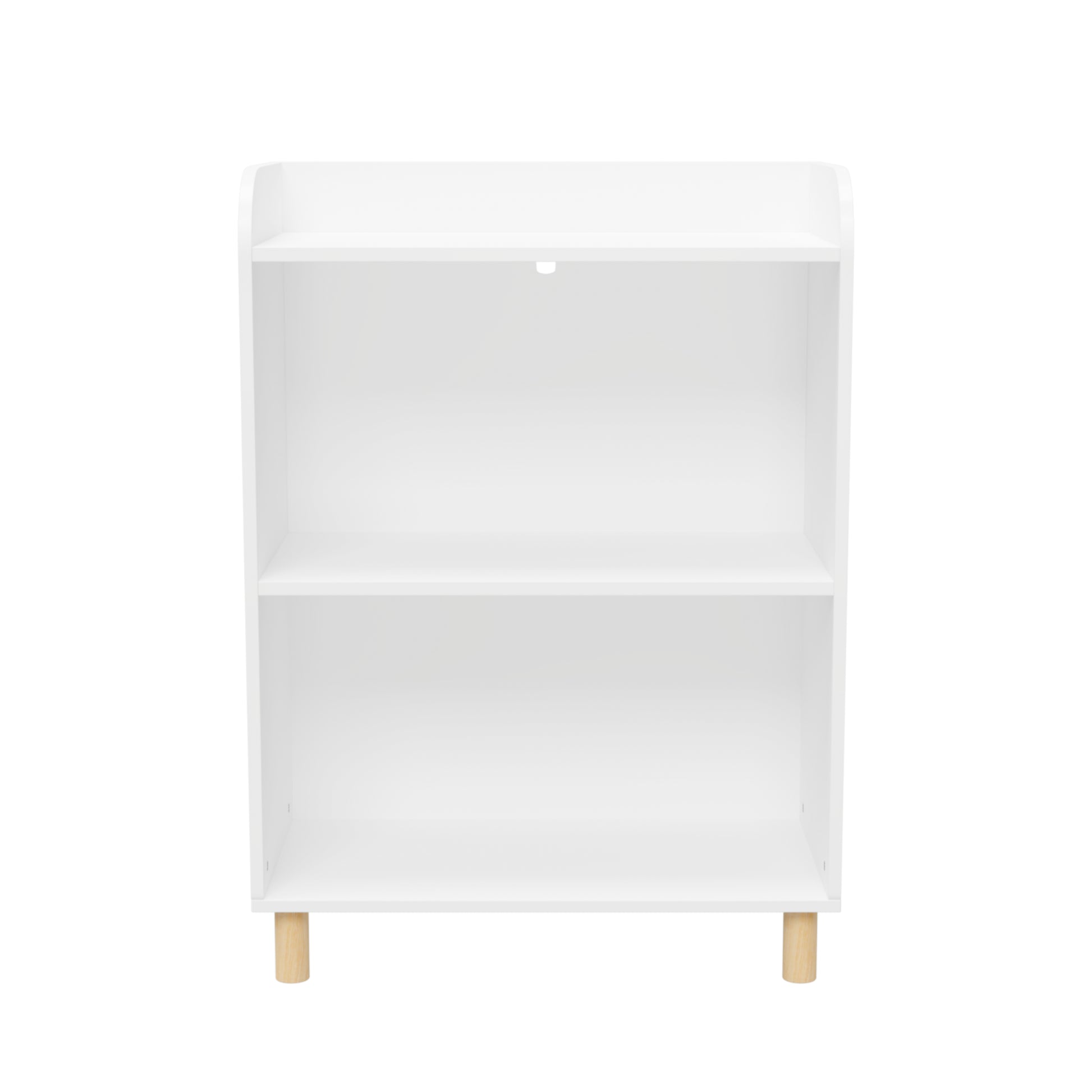 3-Tier Kid’s Bookcase Book Display Shelf and Cabinet Organizer- White