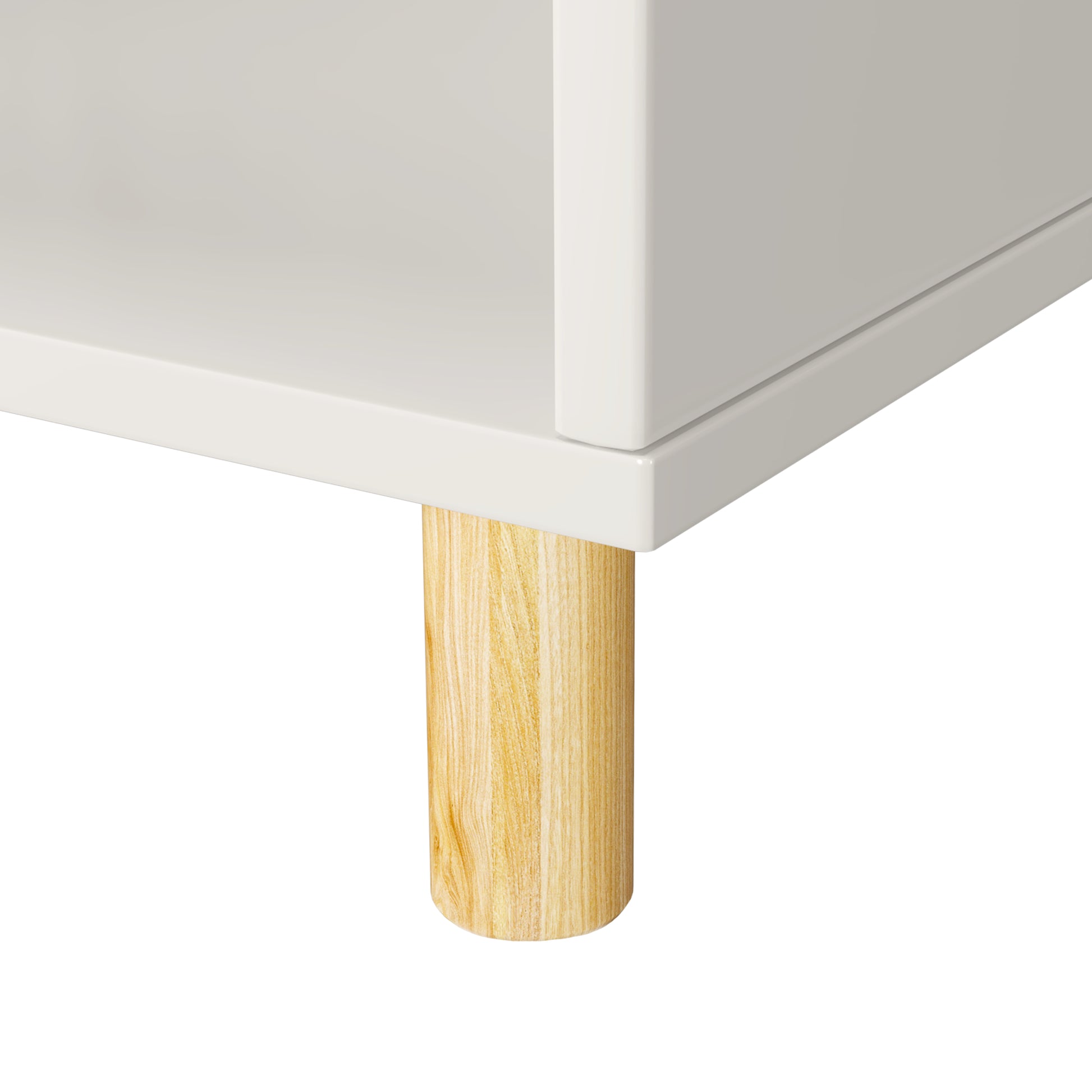 3-Tier Kid’s Bookcase Book Display Shelf and Cabinet Organizer- White