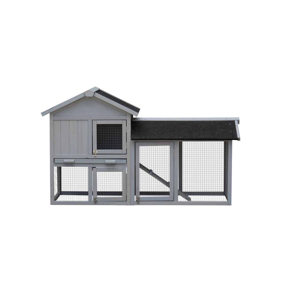 Rabbit Hutch Extensible Chicken Coop with No Leak Trays Large Running Space