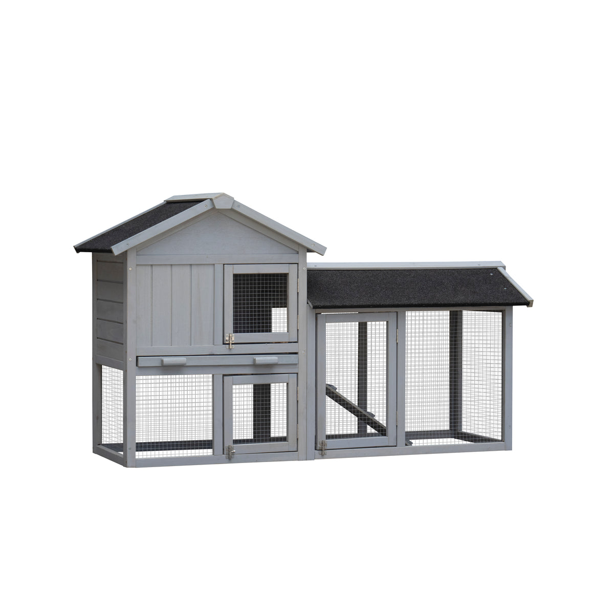 Rabbit Hutch Extensible Chicken Coop with No Leak Trays Large Running Space